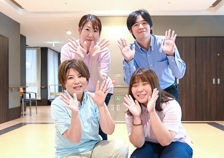 ユニット型の特養です。教育が充実していて、キャリアアップを応援しています。